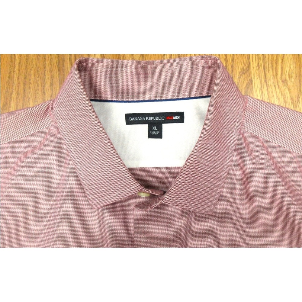 Mad Men Banana Republic Men's Red Shirt
